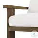 Tahana Alessi Linen Performance Fabric Outdoor Dining Armchair