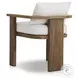 Tahana Alessi Linen Performance Fabric Outdoor Dining Armchair