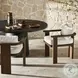 Tahana Alessi Linen Performance Fabric Outdoor Dining Armchair
