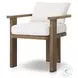 Tahana Alessi Linen Performance Fabric Outdoor Dining Armchair
