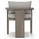 Tahana Hayes Fog Performance Fabric Outdoor Dining Armchair