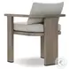 Tahana Hayes Fog Performance Fabric Outdoor Dining Armchair
