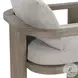 Tahana Hayes Fog Performance Fabric Outdoor Dining Armchair