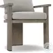 Tahana Hayes Fog Performance Fabric Outdoor Dining Armchair
