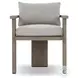 Tahana Hayes Fog Performance Fabric Outdoor Dining Armchair
