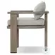 Tahana Hayes Fog Performance Fabric Outdoor Dining Armchair