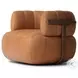 Doss Palermo Cognac Swivel Chair