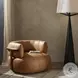 Doss Palermo Cognac Swivel Chair