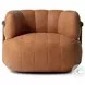 Doss Palermo Cognac Swivel Chair