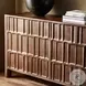 Ezri Cocoa Oak 6 Door Sideboard
