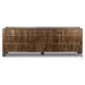 Ezri Cocoa Oak 6 Door Sideboard