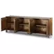 Ezri Cocoa Oak 6 Door Sideboard