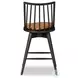 Lewis Whiskey Saddle Swivel Counter Height Stool