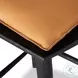 Lewis Whiskey Saddle Swivel Counter Height Stool