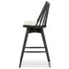 Lewis Antwerp Natural Performance Fabric Swivel Bar Stool
