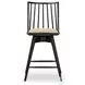 Lewis Lavon Flint Swivel Counter Height Stool