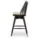 Lewis Lavon Flint Swivel Counter Height Stool
