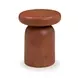 Lydia Red Outdoor Round Side Table