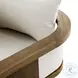Tahana Alessi Linen 96" Performance Fabric Upholstered Outdoor Sofa