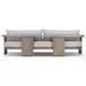 Tahana Hayes Fog 96" Performance Fabric Upholstered Outdoor Sofa