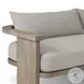 Tahana Hayes Fog 96" Performance Fabric Upholstered Outdoor Sofa