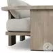Tahana Hayes Fog 96" Performance Fabric Upholstered Outdoor Sofa