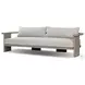 Tahana Hayes Fog 96" Performance Fabric Upholstered Outdoor Sofa