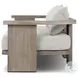 Tahana Hayes Fog 96" Performance Fabric Upholstered Outdoor Sofa