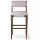 Tamari Antwerp Natural Performance Fabric Bar Stool