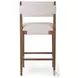 Tamari Antwerp Natural Performance Fabric Counter Height Stool