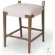 Tamari Antwerp Natural Performance Fabric Counter Height Stool