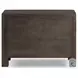 Noeline Smoked Black Veneer 2 Drawer Nightstand