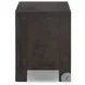 Noeline Smoked Black Veneer 2 Drawer Nightstand