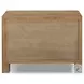 Noeline Resawn Worn Oak Veneer 2 Drawer Nightstand