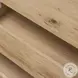 Noeline Resawn Worn Oak Veneer 2 Drawer Nightstand