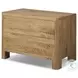 Noeline Resawn Worn Oak Veneer 2 Drawer Nightstand