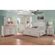 Sedona Cobblestone White 7 Drawer Dresser and Arched Mirror