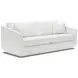 Veronica Ivory 95" Sofa with 2 Pillows