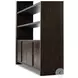 Arlington Espresso Oak Veneer 4 Door Bookcase