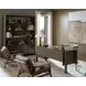 Arlington Espresso Oak Veneer 4 Door Bookcase