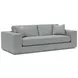 Vivien Gray 95" Sofa with Pillows