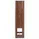 Ezri Cocoa Oak 2 Glass Door Cabinet