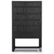 Ezri Black Oak 2 Door Cabinet