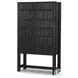 Ezri Black Oak 2 Door Cabinet