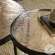 Yoko Smoked Brown Cast Glass Round Nesting Tables