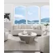 Natalie Ivory Upholstered Swivel Chair