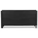 Ezri Carved Black Oak 6 Drawer Dresser
