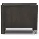 Ezri Black Oak 2 Drawer Nightstand