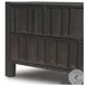 Ezri Black Oak 2 Drawer Nightstand