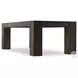 Abaso Ebony Rustic Wormwood Oak 86" Rectangular Dining Table